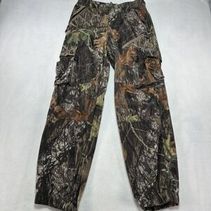 ScentBlocker Pants Mens Medium Brown Camo Dream Season Fleece Hunting Cargo Hike